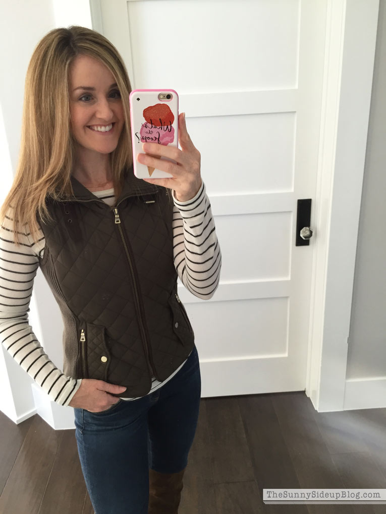green-vest-striped-shirt