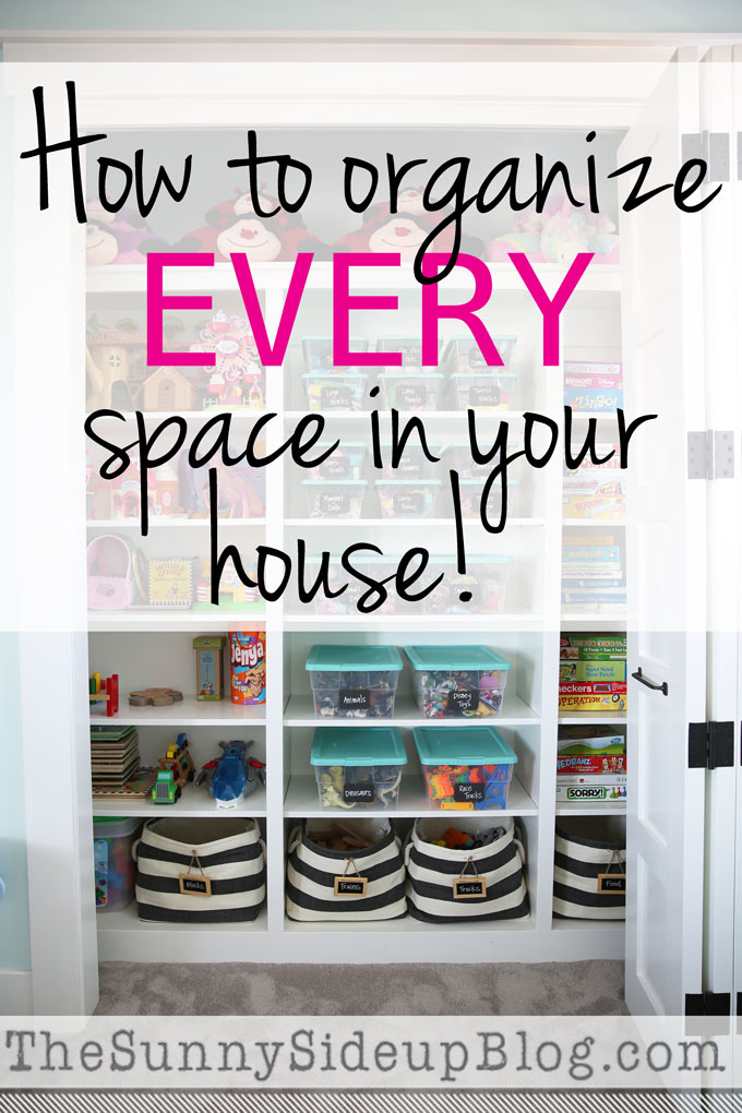 How To Organize EVERY Space In Your House!