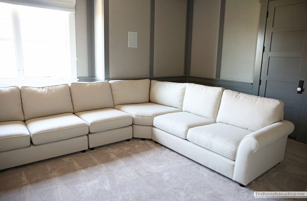 Details on the Pottery Barn Comfort Roll Arm Sectional! (Sunny Lifestyles)