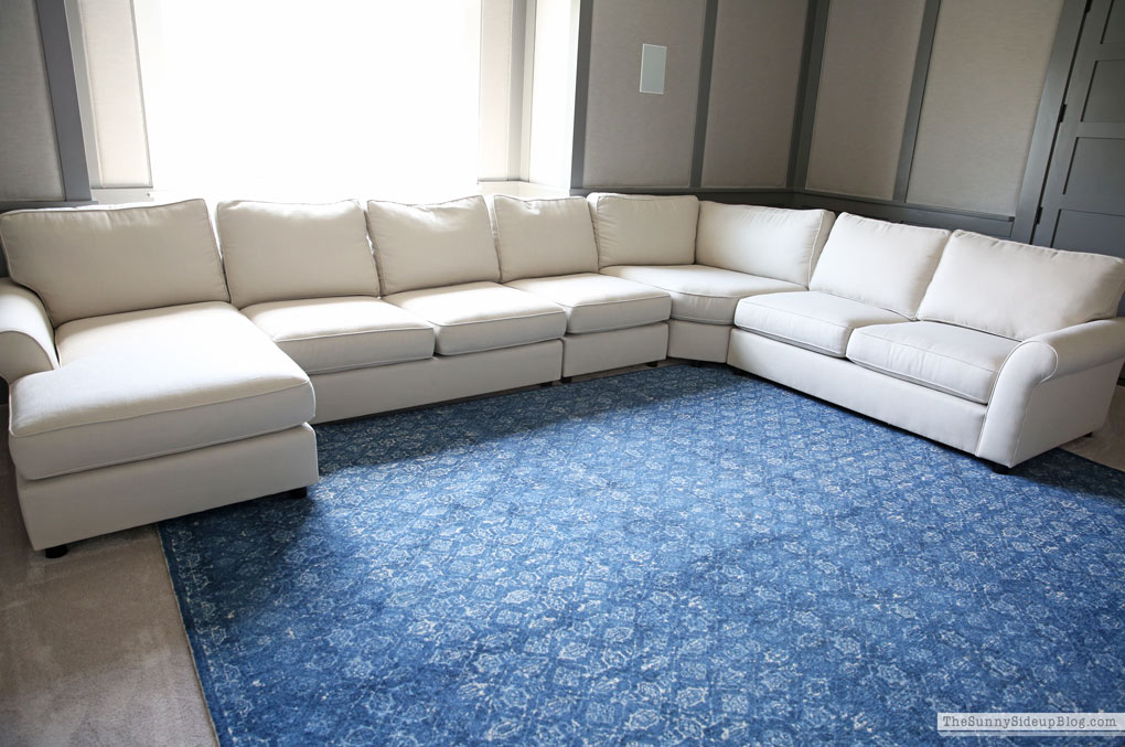 Details on the Pottery Barn Comfort Roll Arm Sectional! (Sunny Lifestyles)