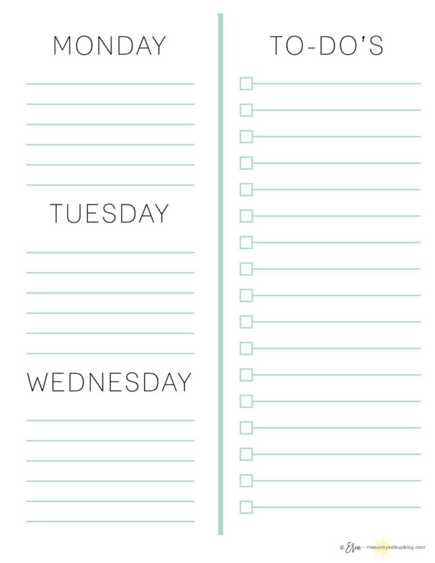 How I Plan my Day (with free planning printables!) Sunny Lifestyles