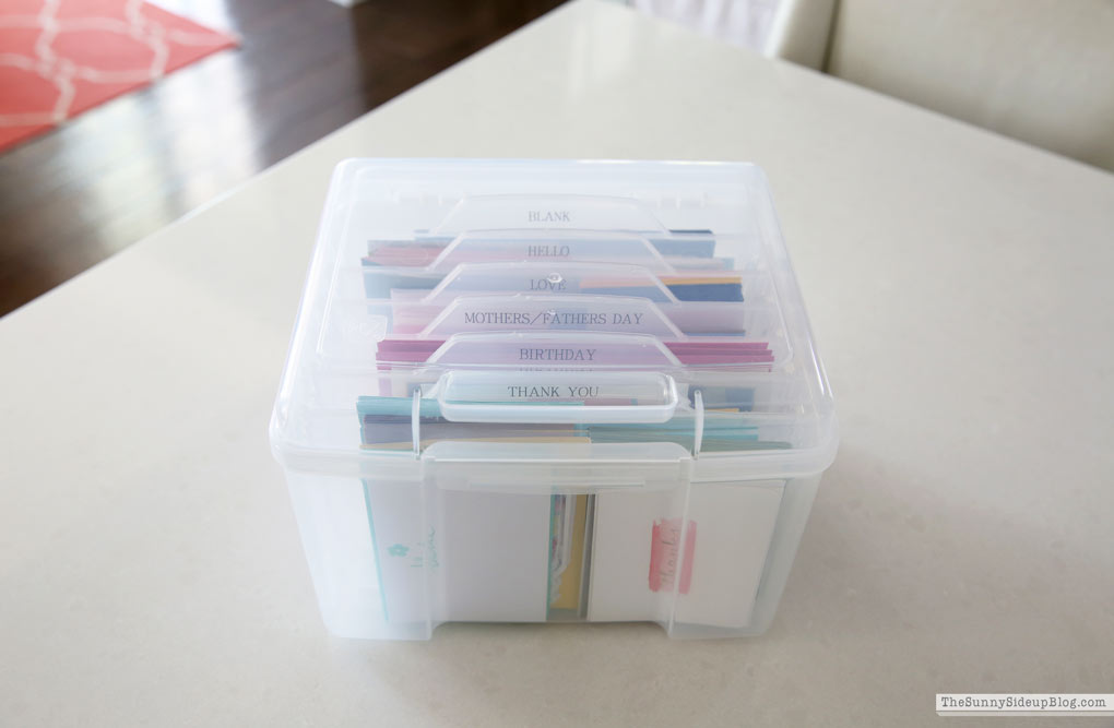Organized Greeting Cards (Sunny Lifestyles)