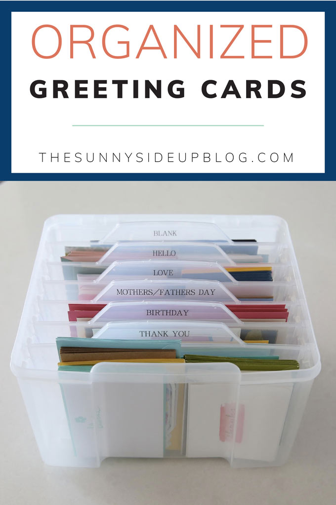 Organized Greeting Cards (Sunny Lifestyles)