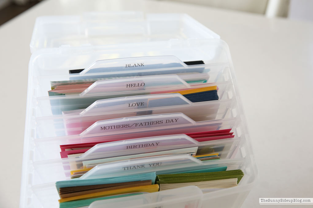 Organized Greeting Cards (Sunny Lifestyles)