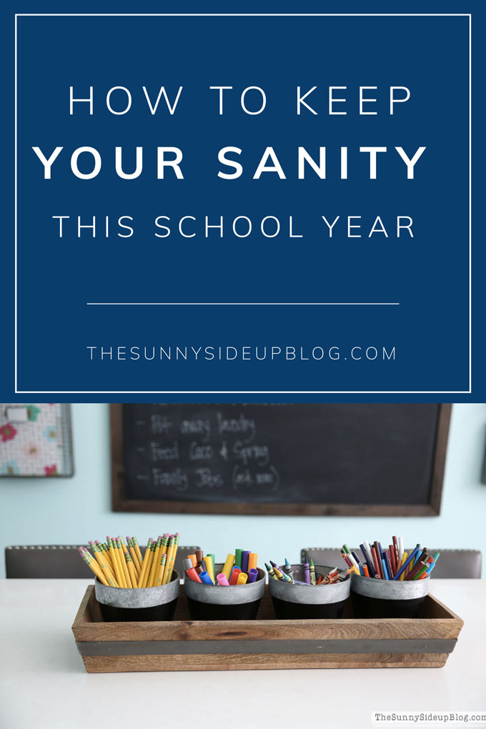 How to keep your sanity this school year! (Sunny Lifestyles)