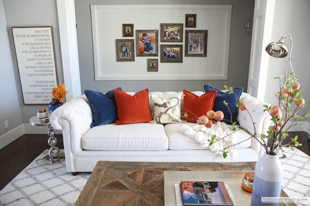 Fall Decor Formal Living Room (Sunny Lifestyles)