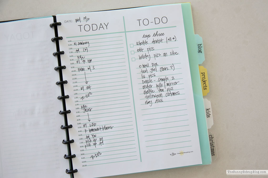 How I plan and use my holiday planner (Sunny Lifestyles)