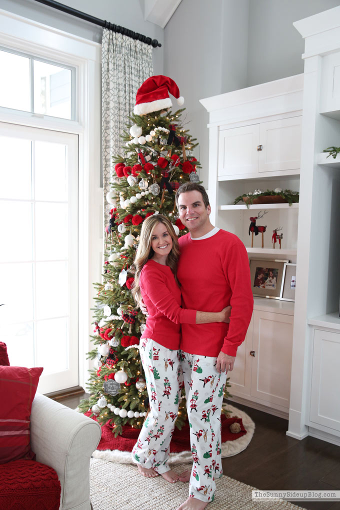 Decorating our Tree and fun Christmas PJ's! (Sunny Lifestyles)