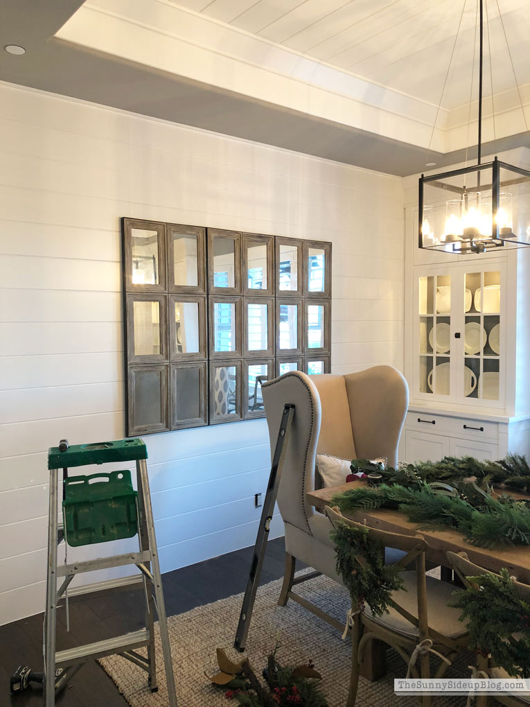 Shiplap Wall Dining Room Progress! (Sunny Lifestyles)