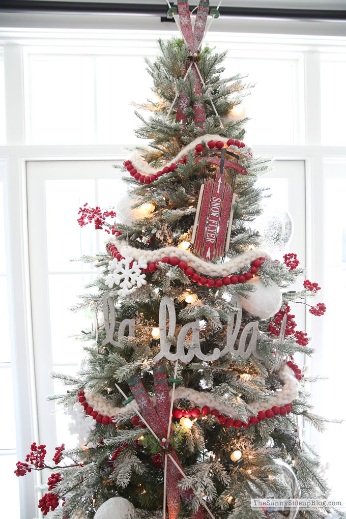 Flocked Christmas Tree (Sunny Lifestyles)