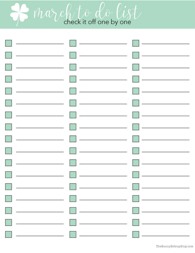 Monthly To-Do List and Calendar Pages (Sunny Lifestyles)