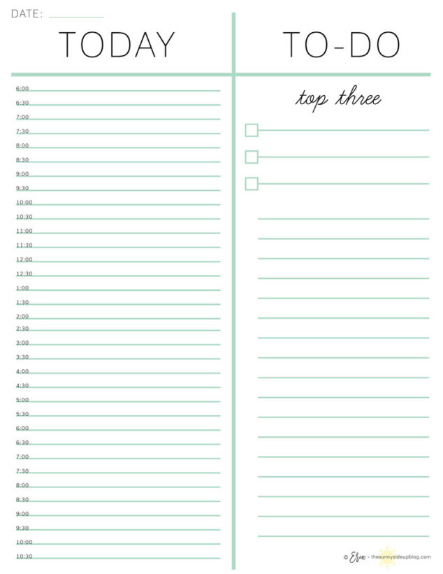 Monthly To-Do List and Calendar Pages (Sunny Lifestyles)