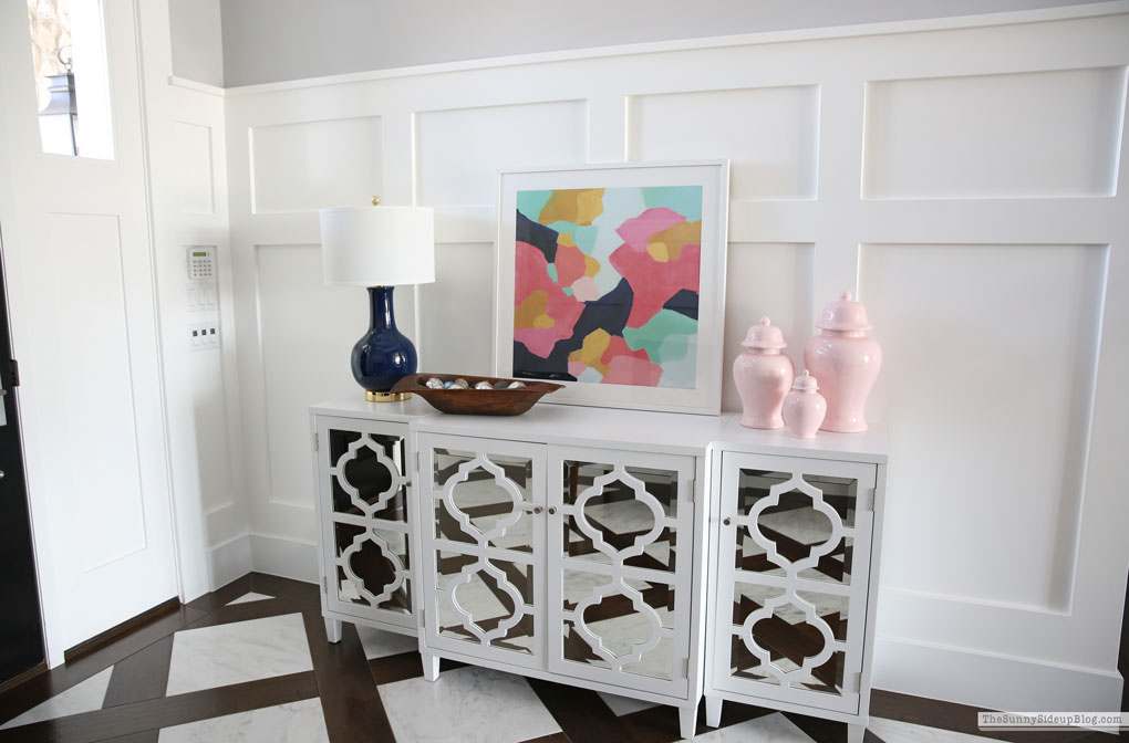 Entry marble wood floor (Sunny Lifestyles)