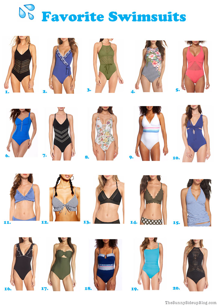 Favorite Swimsuits, cover-ups and straw bags! (Sunny Lifestyles)