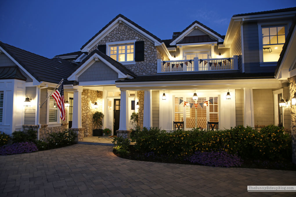 4th of July Porch (new rocking chairs!) Sunny Lifestyles