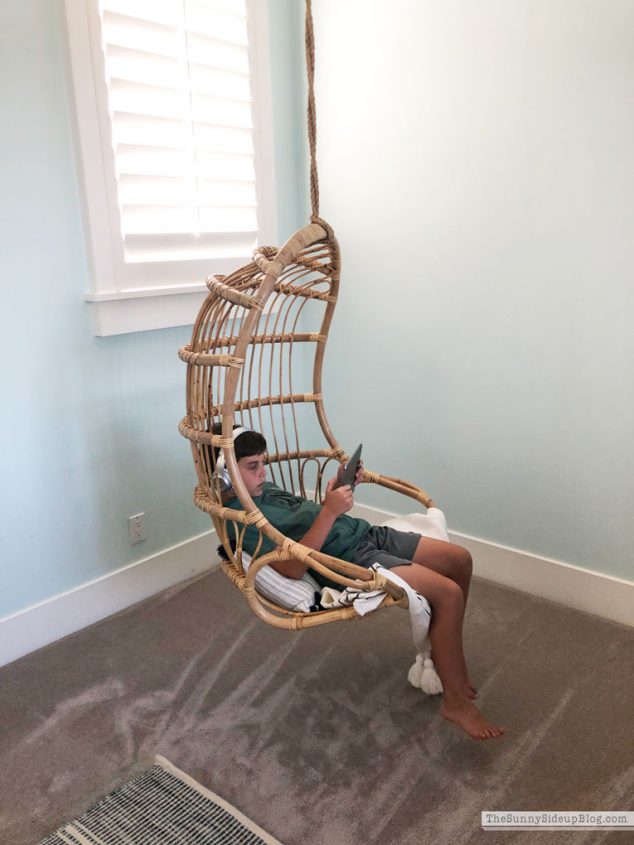 Playroom update (rattan chair) Sunny Lifestyles