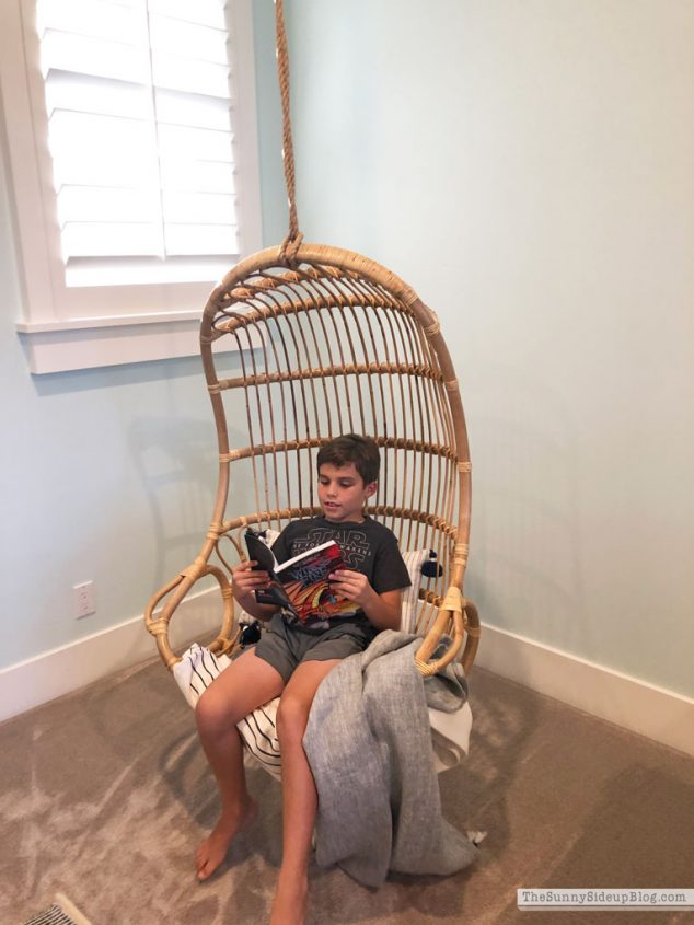Playroom update (rattan chair) Sunny Lifestyles
