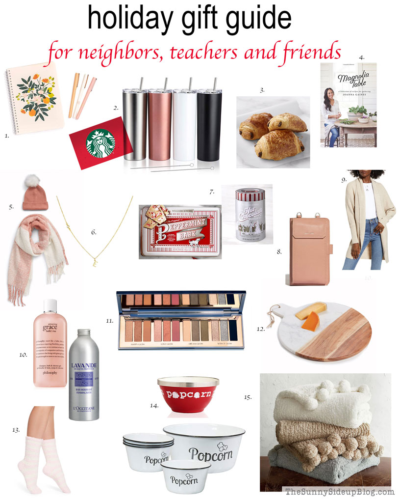 Holiday Gift Guide - Neighbors, Teachers, Friends (Sunny Lifestyles)