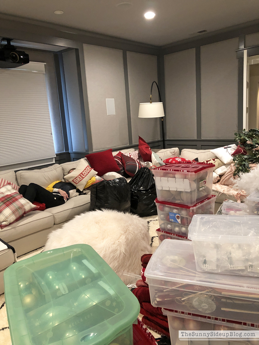 putting away Christmas (Sunny Lifestyles)