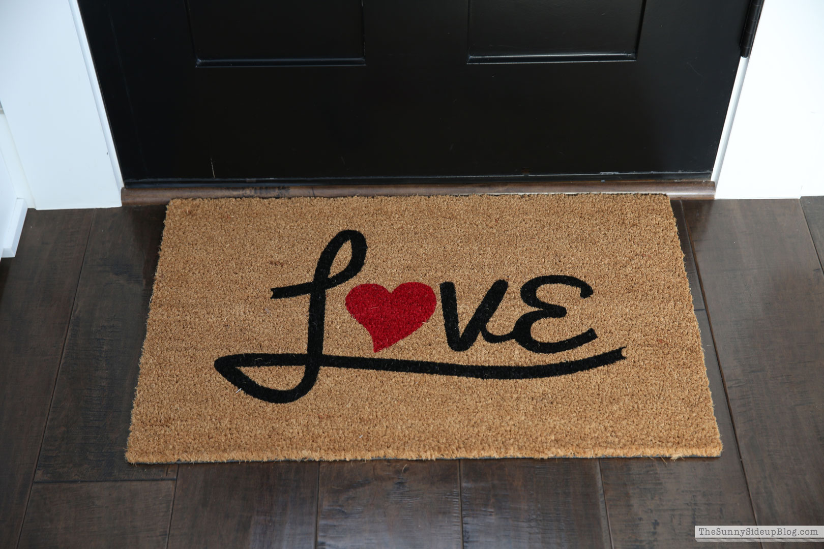 Mudroom Valentine's Day Decor (Sunny Lifestyles)