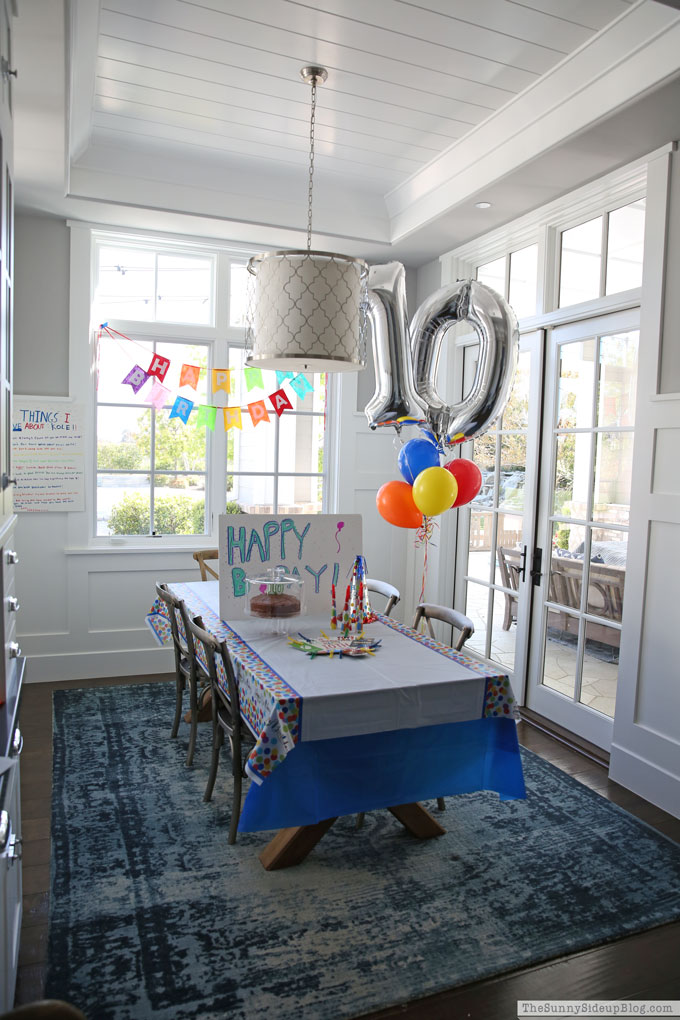 10 year old birthday party at home (Sunny Lifestyles)