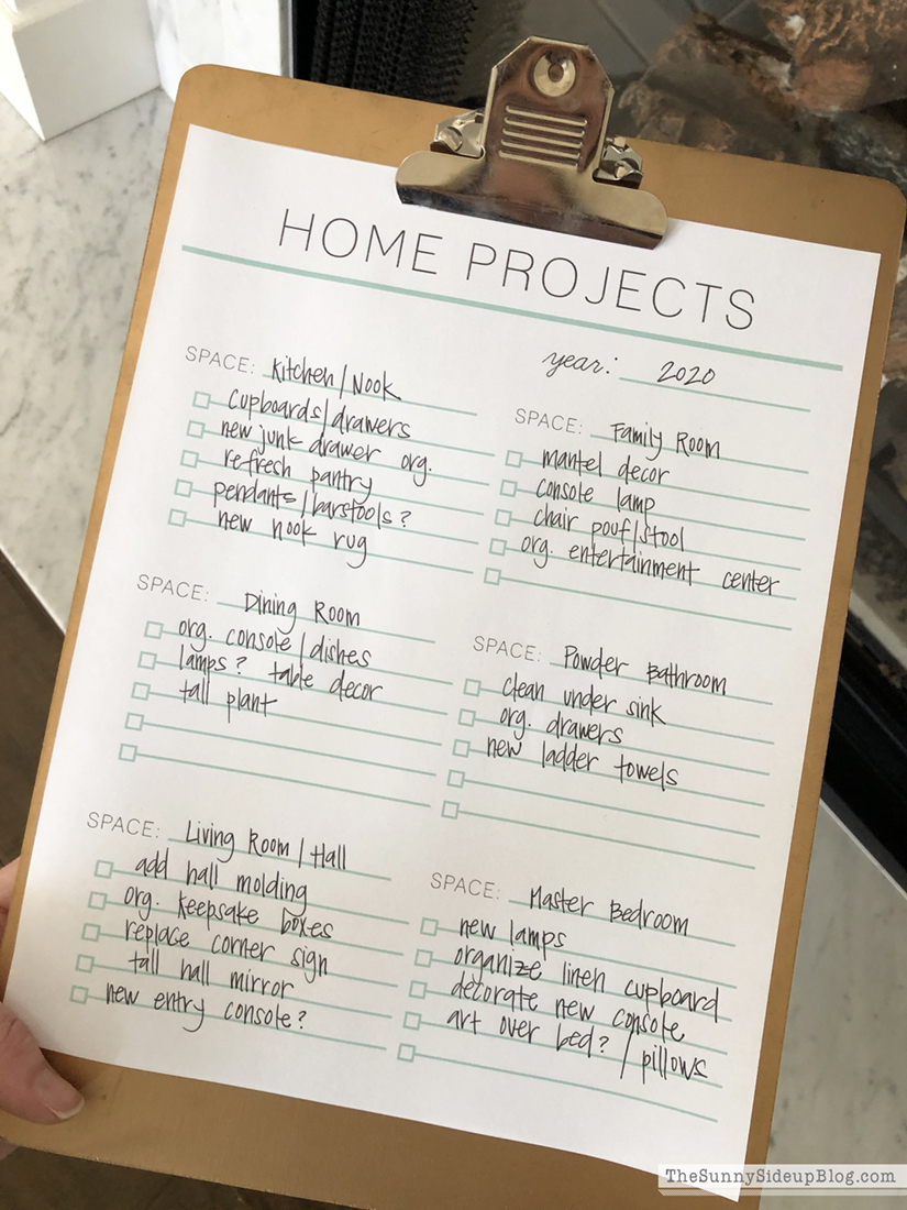 Zone Chore Chart (Sunny Lifestyles)