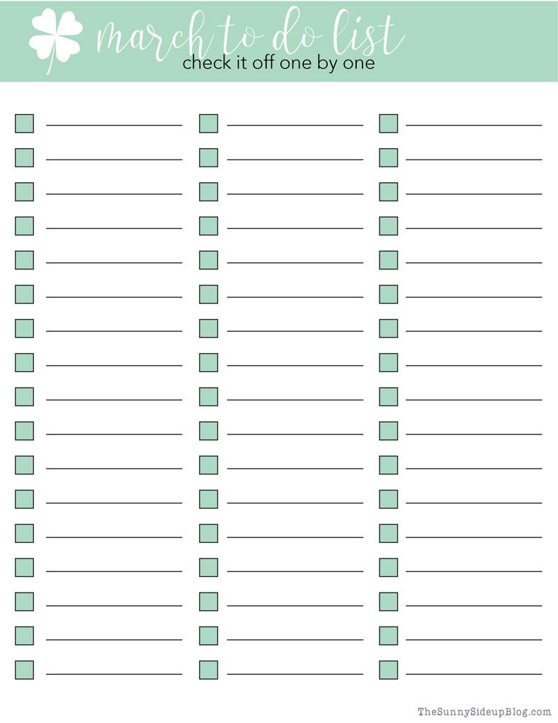 Zone Chore Chart (Sunny Lifestyles)