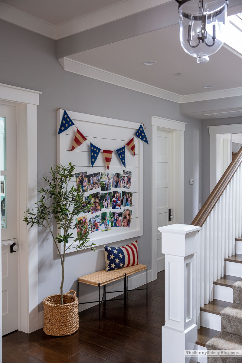 4th of July Picture Gallery Wall (Sunny Lifestyles)