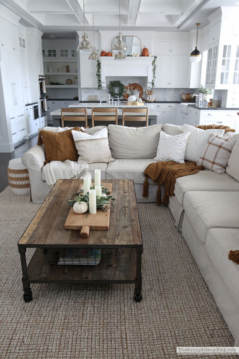Fall decor and new barstools (Sunny Lifestyles)