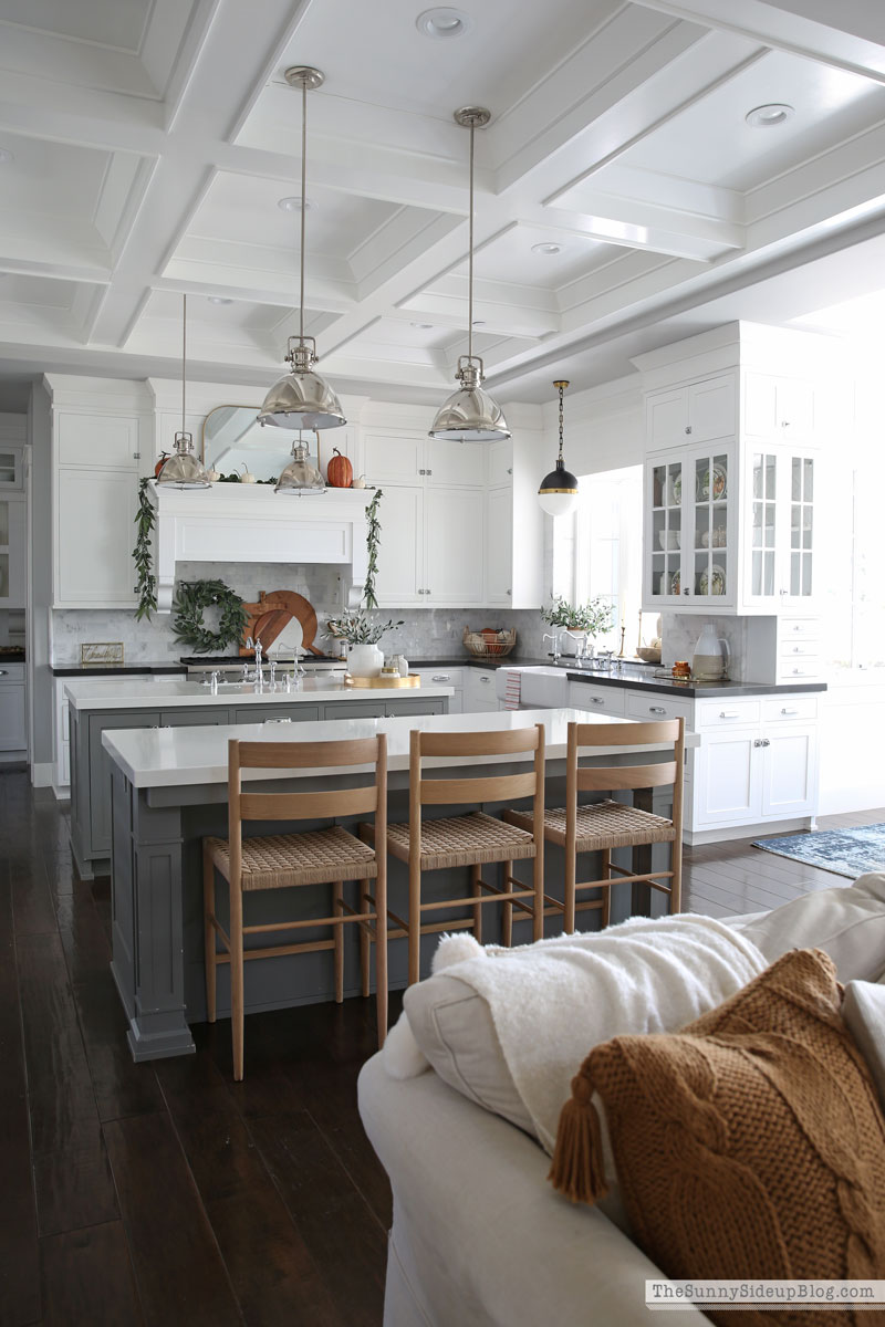 Fall decor and new barstools (Sunny Lifestyles)