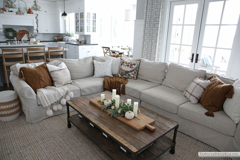 Fall decor and new barstools (Sunny Lifestyles)