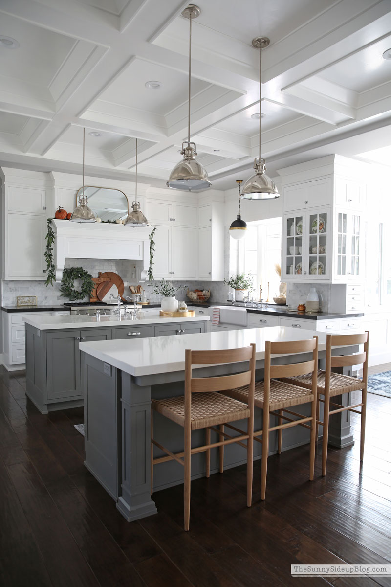 Fall decor and new barstools (Sunny Lifestyles)