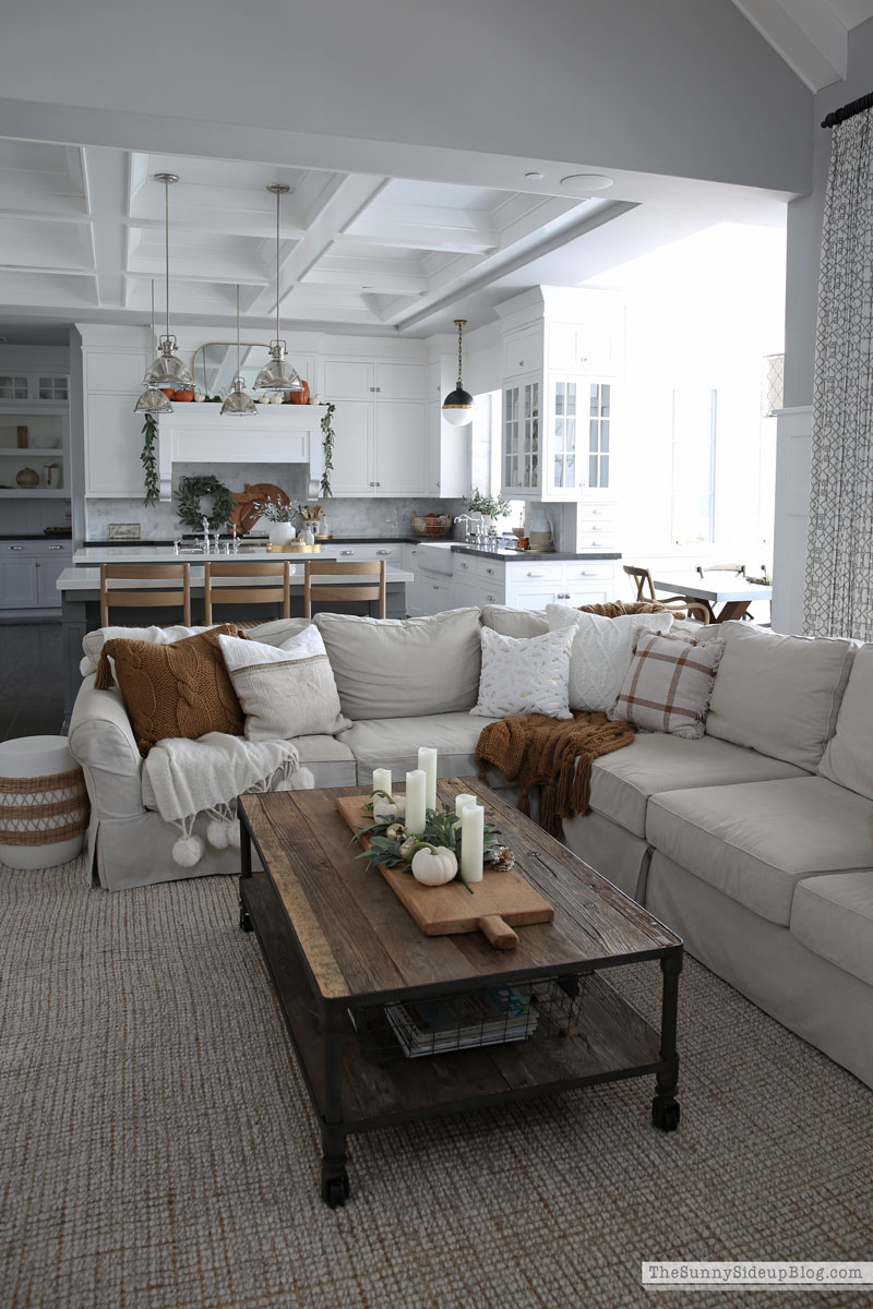 Fall decor and new barstools (Sunny Lifestyles)