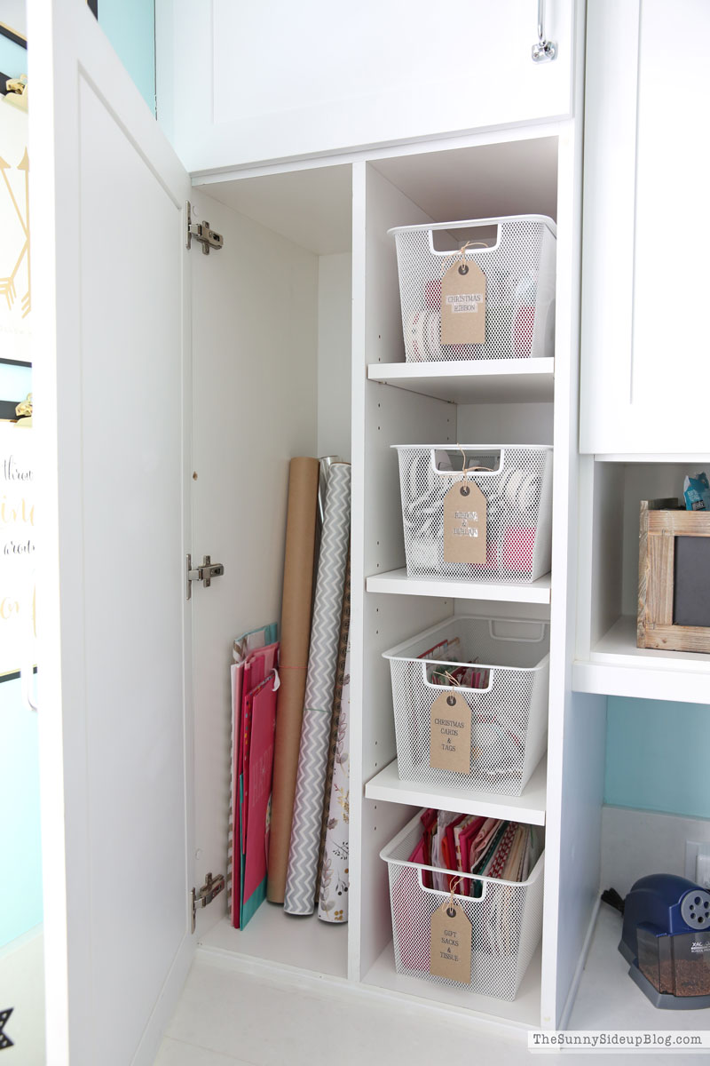 Wrapping Paper Organization (Sunny Lifestyles)