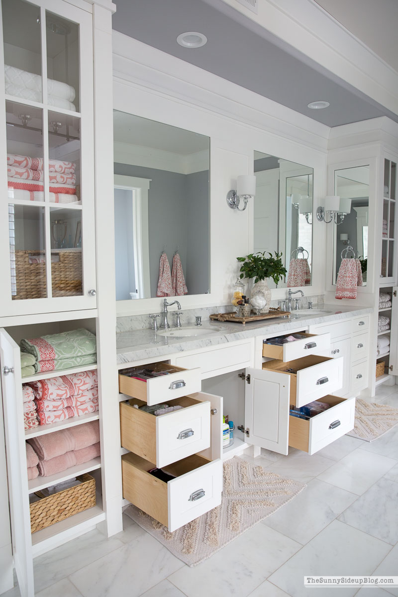 Bathroom Organization Tips (Sunny Lifestyles)