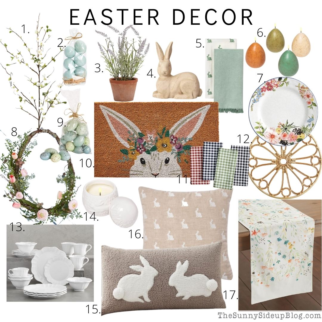 Easter decor and Spring tops! (Sunny Lifestyles)