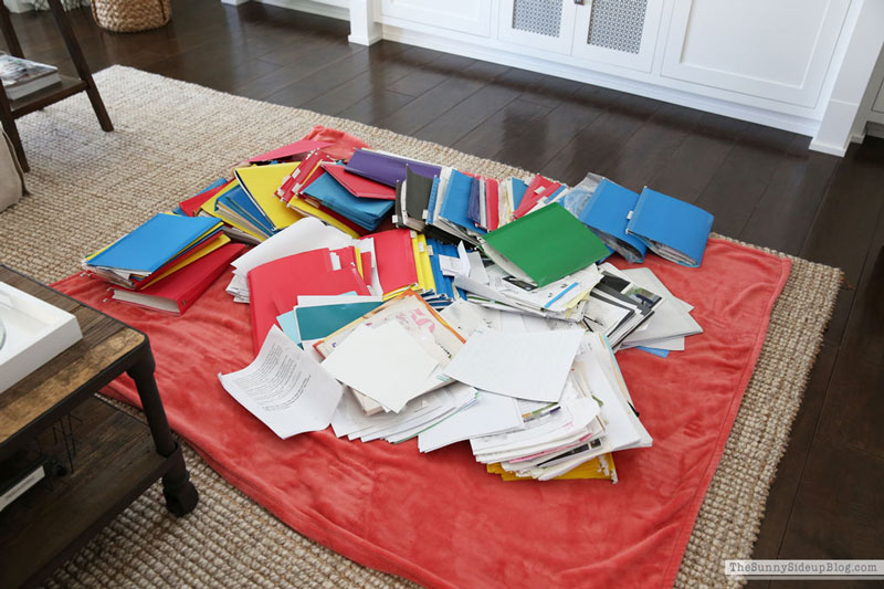 Home office and paper organization (Sunny Lifestyles)