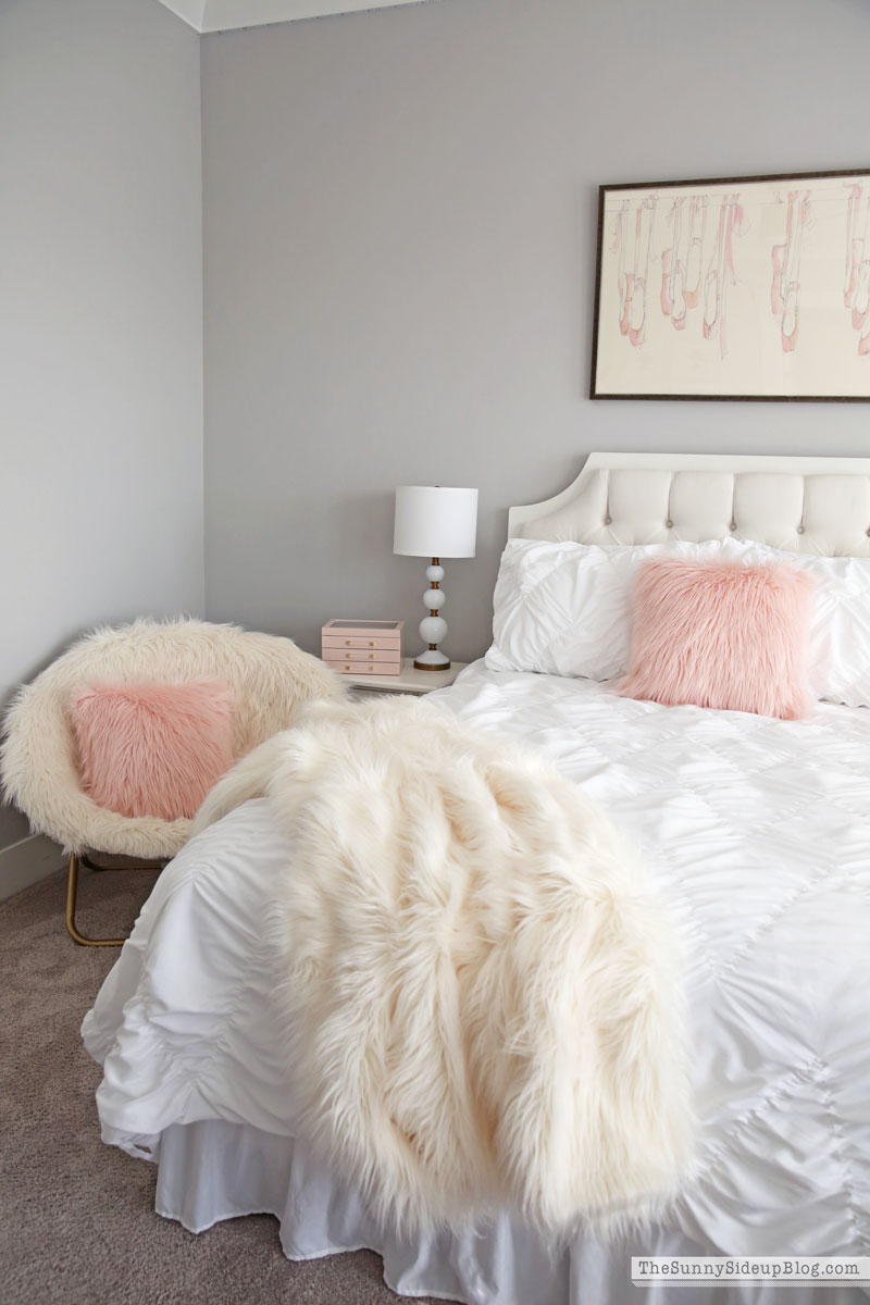 Teen girl bedroom update (Sunny Lifestyles)