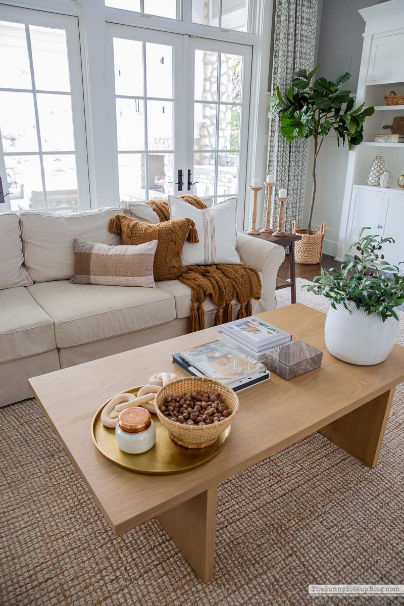 Fall Family Room Decor (Sunny Lifestyles)