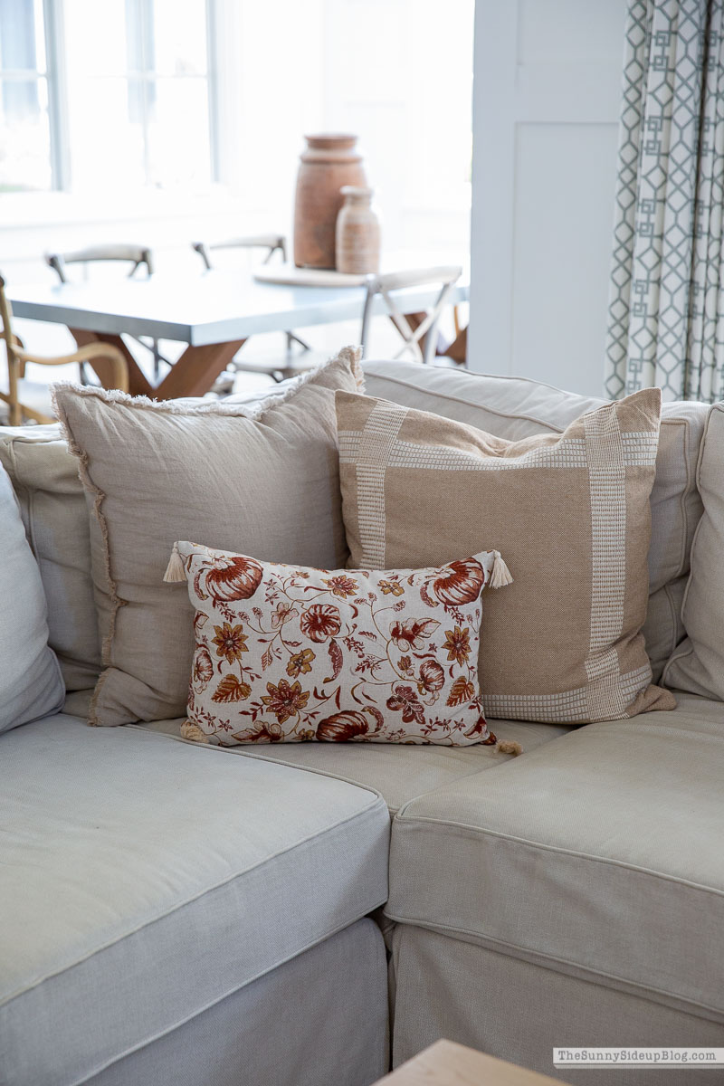 Fall Family Room Decor (Sunny Lifestyles)