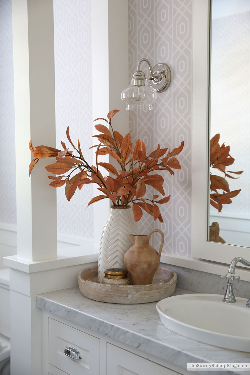 Fall powder bathroom (Sunny Lifestyles)