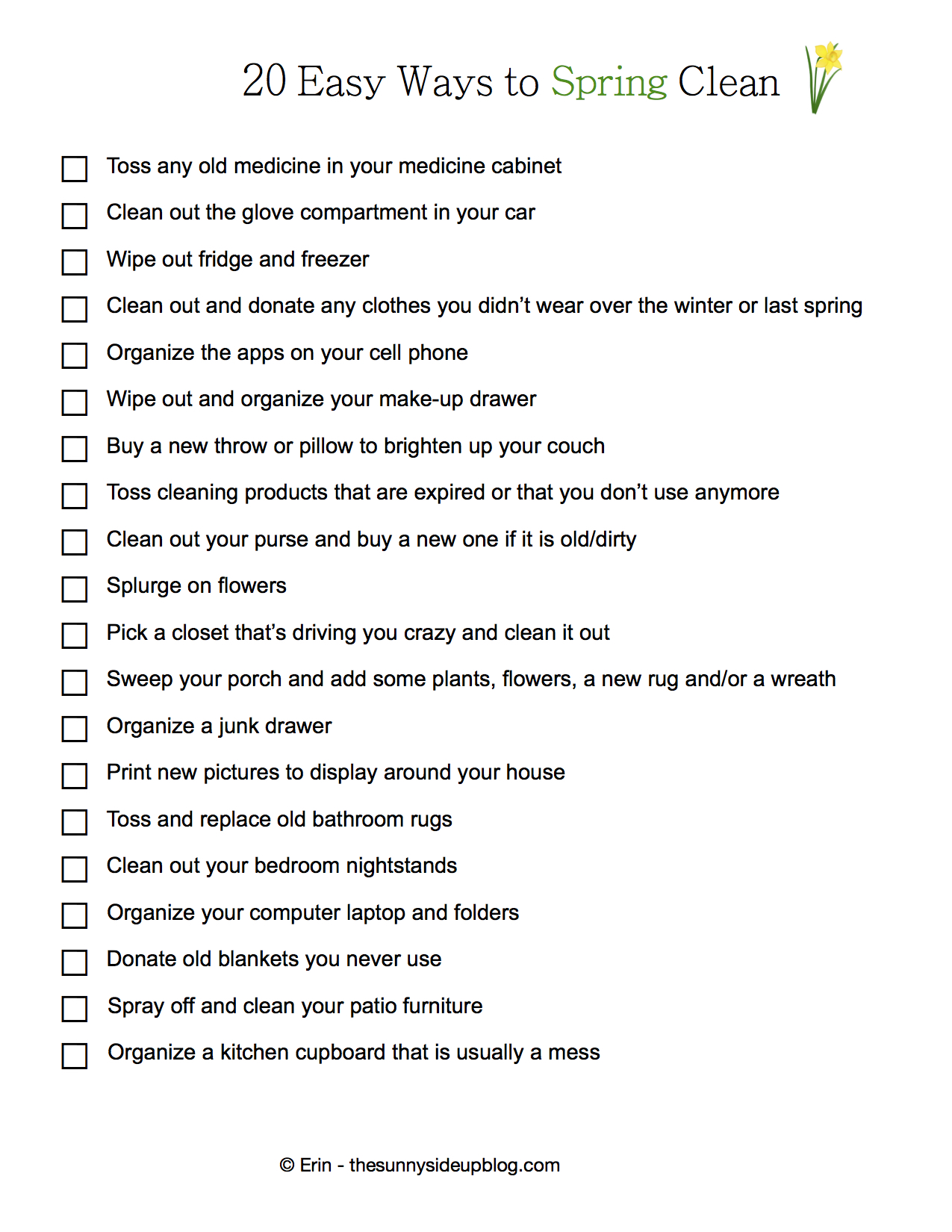 Spring Cleaning Tips (Sunny Lifestyles)
