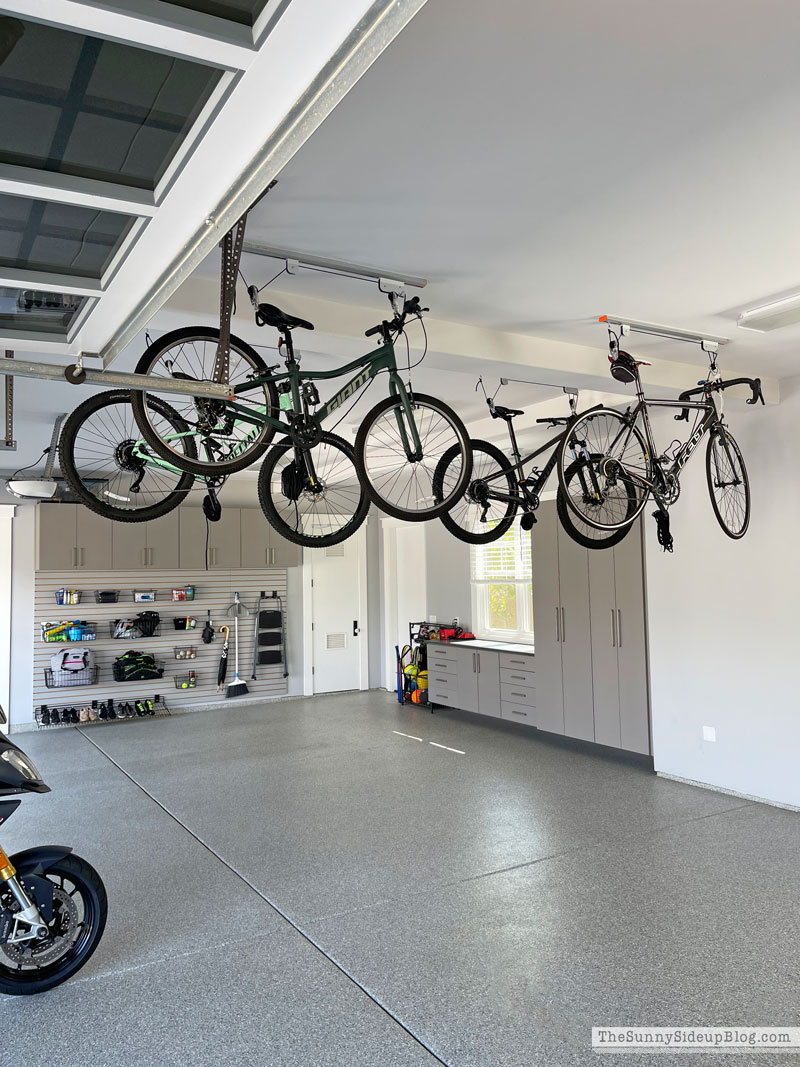 Hanging Bike Garage Organization (Sunny Lifestyles)