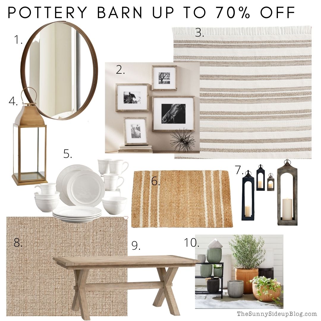 pottery barn sale (thesunnysideupblog.com)