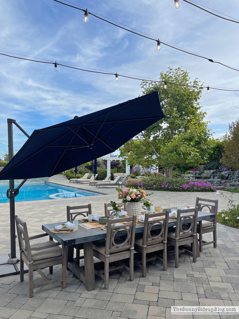 Summer outdoor dining (Sunny Lifestyles)