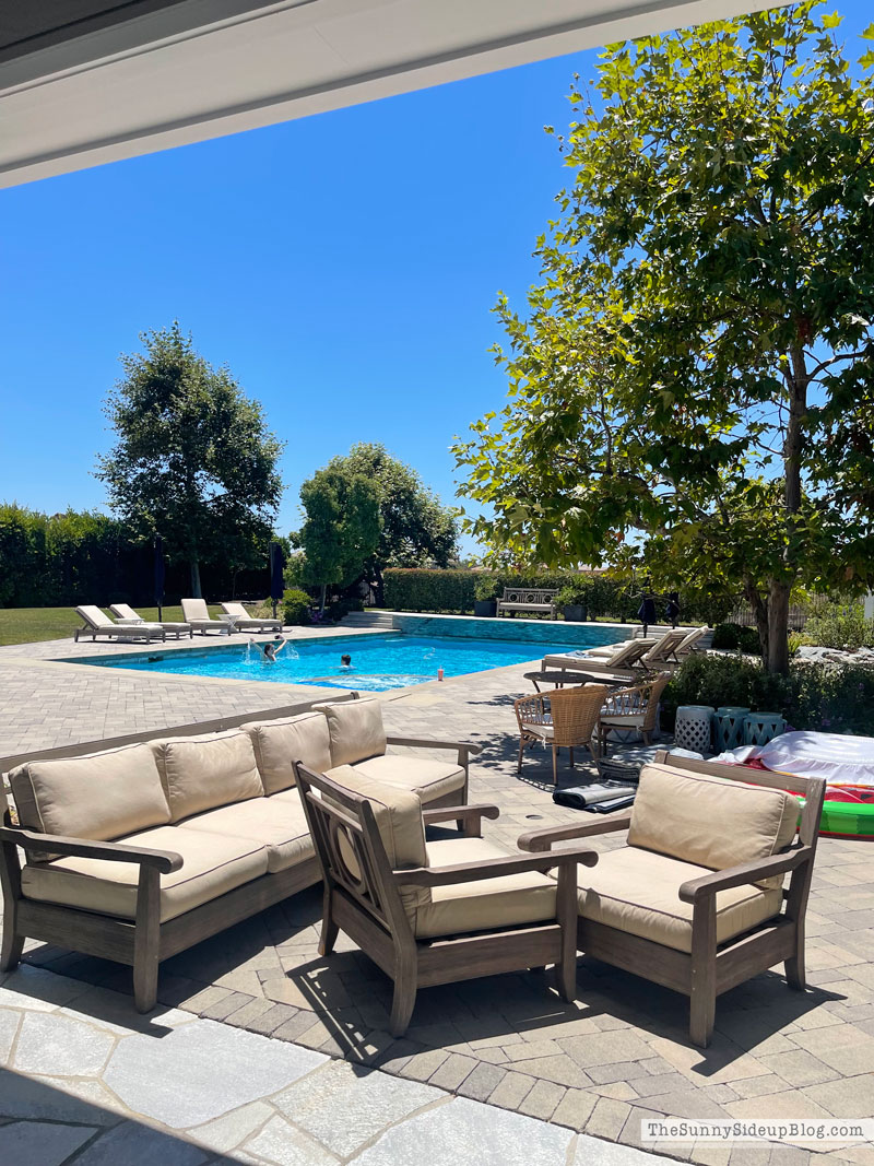 new outdoor rug (Sunny Lifestyles)
