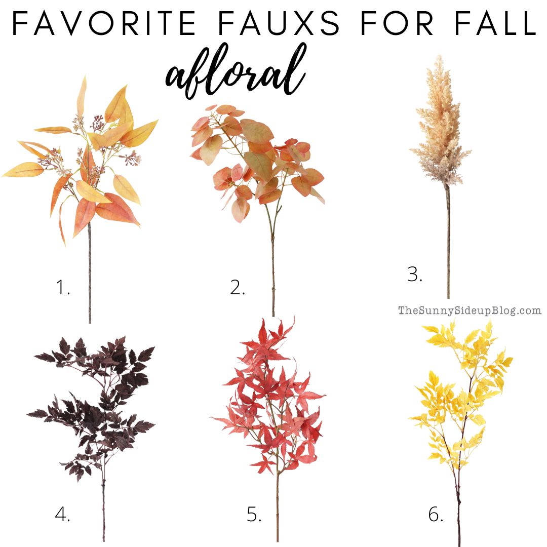 Faux Flowers (thesunnysideupblog.com)