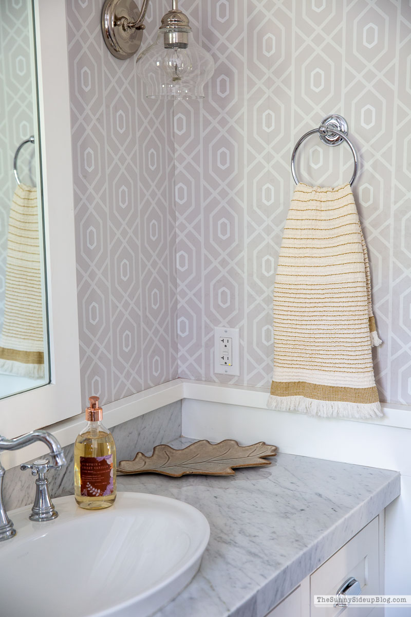Fall Bathroom Decor (Sunny Lifestyles)