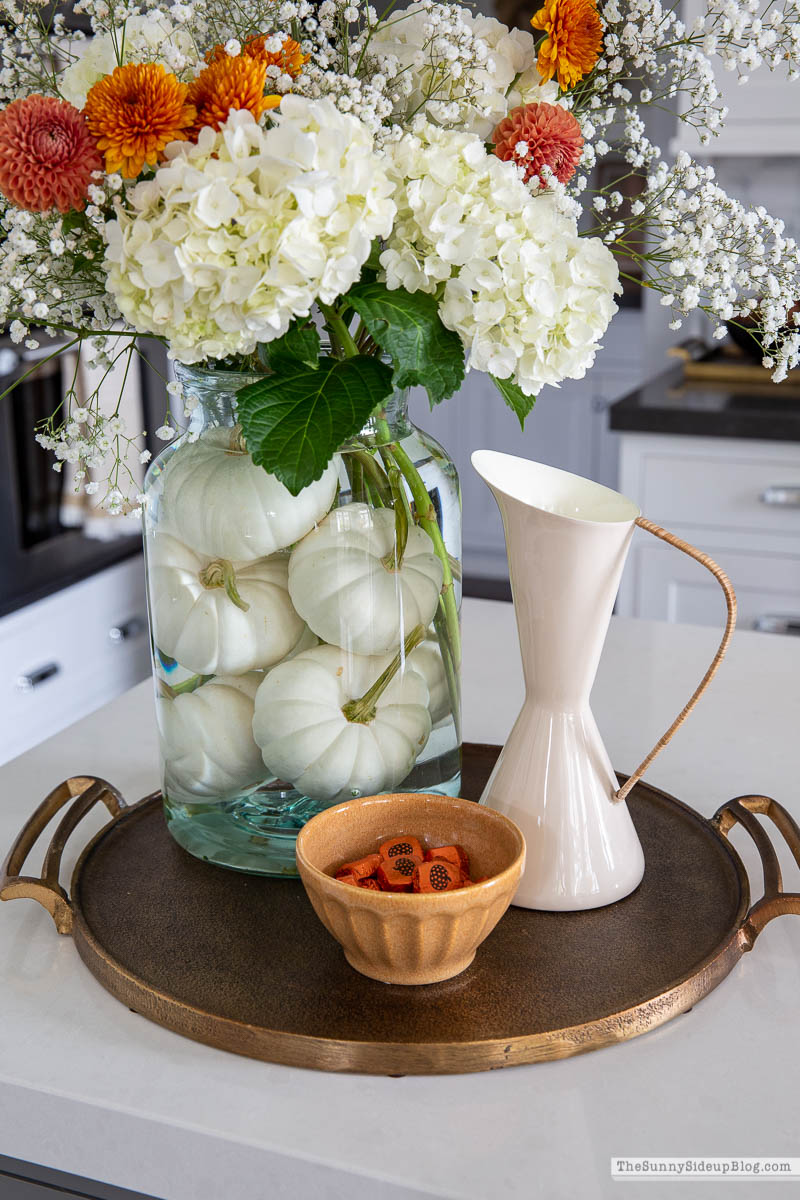 Pumpkin Flower Arrangement (Sunny Lifestyles)