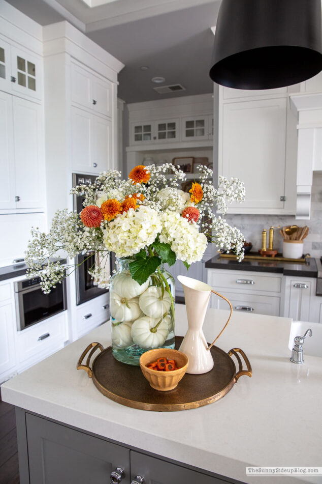 Pumpkin Flower Arrangement (Sunny Lifestyles)